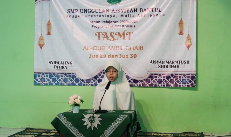 SMP Unggulan ‘Aisyiyah Bantul Gelar Kegiatan Tasmi’ Al-Qur’an
