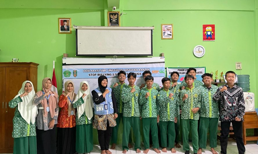 SMP Unggulan ‘Aisyiyah Bantul Deklarasikan Sebagai Sekolah Anti Bullying dan Anti Narkoba