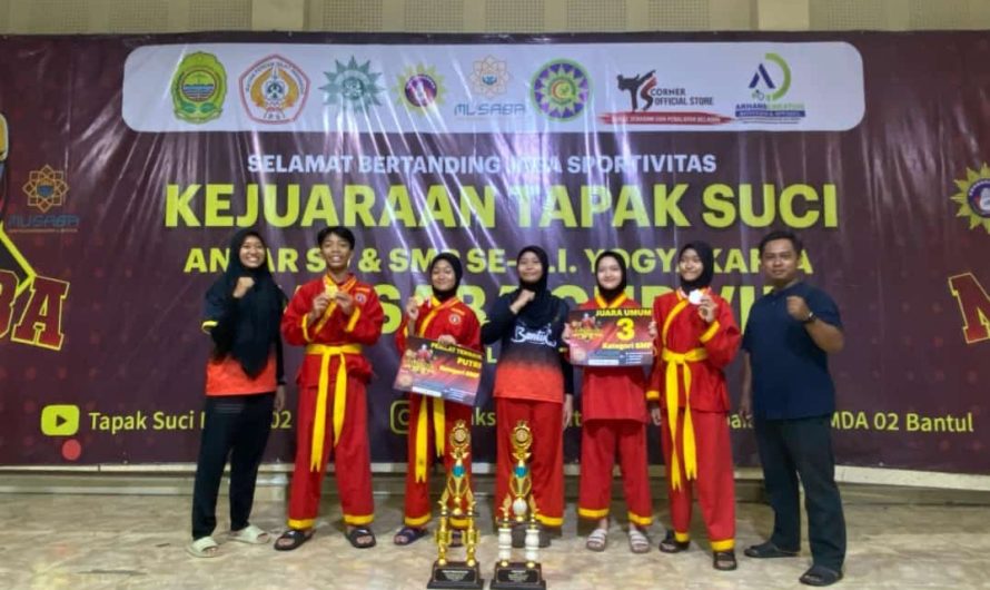 SMP Unggulan ‘Aisyiyah Bantul Juara Umum III Kejuaraan Tapak Suci Musaba Cup VII